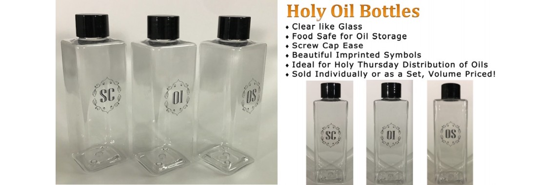 Holy Oil Bottles, Holy Thursday, From Blessing to Church